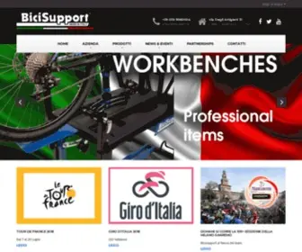 Bicisupport.it(Bicisupport Srl articoli tecnici per la manutenzione della bicicletta) Screenshot