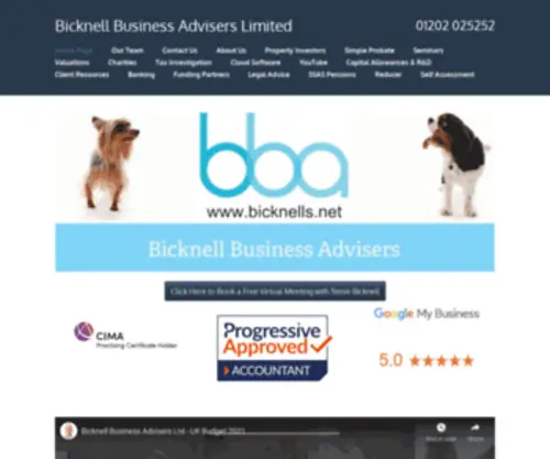 Bicknells.net(BBA) Screenshot