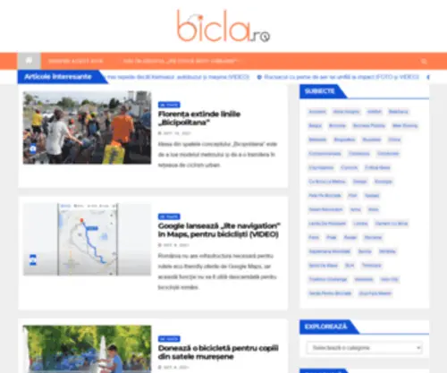 Bicla.ro(Pentru bicicliştii urbani amatori ) Screenshot