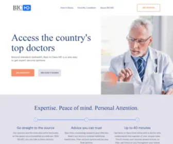 Bicmd.com(Orthopedic Experts) Screenshot