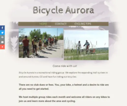 Bicycleaurora.org(Bicycleaurora) Screenshot