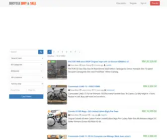 Bicyclebuysell.com(Mountain bikes & road bikes for sale) Screenshot