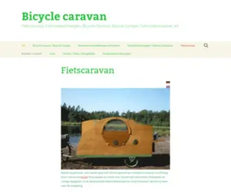 Bicyclecaravan.com(Bicycle caravan) Screenshot