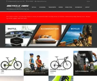 Bicyclehire.co.za(Bicycle Rentals in Cape Town) Screenshot