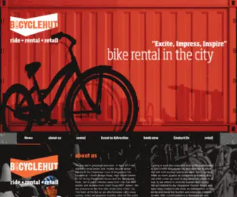 Bicyclehut.com.sg(The Bicycle Hut) Screenshot