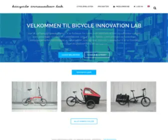 Bicycleinnovationlab.dk(Bicycle innovation lab) Screenshot