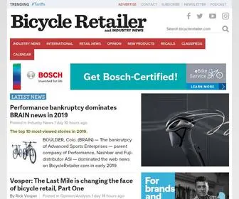 Bicycleretailer.com(Bicycle Retailer & Industry News) Screenshot