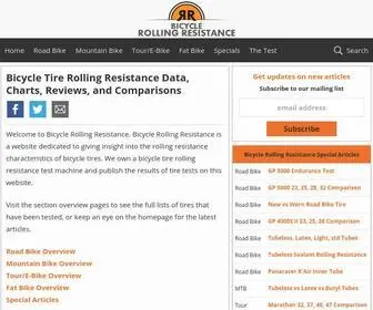 Bicyclerollingresistance.com(Bicycle Rolling Resistance) Screenshot