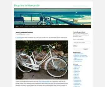 Bicyclesinnewcastle.com(Bicycles in Newcastle) Screenshot