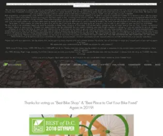 Bicyclespacedc.com(DC's Favorite Bike Shop) Screenshot