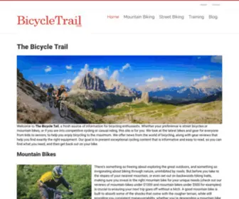 Bicycletrail.com(Home to all think cycling) Screenshot