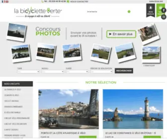 Bicyclette-Verte.fr(Voyage vélo) Screenshot