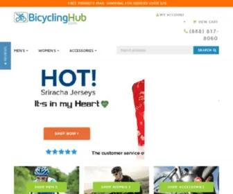 Bicyclinghub.com(Cycling Jerseys and Apparel) Screenshot