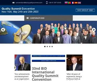Bid-Qualitysummit.com(International Quality Summit) Screenshot