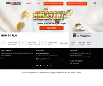 Bid2Stay.co.za(South Africa) Screenshot