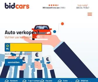 Bidcars.nl(Auto verkopen voor de beste prijs) Screenshot