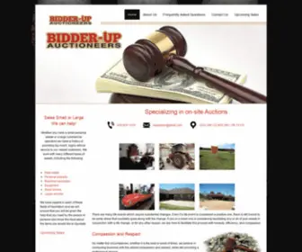 Bidderupauctioneers.com(Contact Us To Convert Assets to Dollars) Screenshot