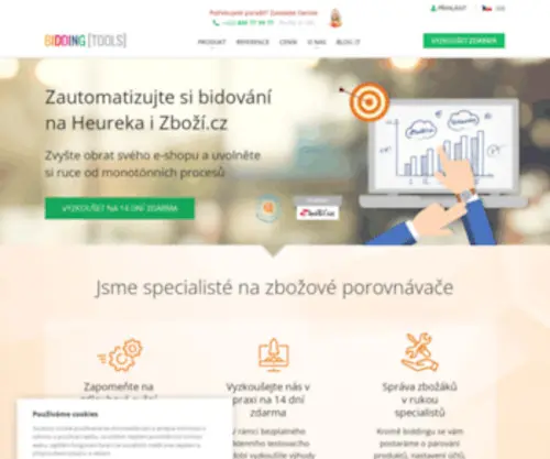 Biddingtools.cz(Automatické bidování na Heureka a Zboží) Screenshot