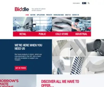 Biddle-Air.co.uk(Biddle Air Systems) Screenshot
