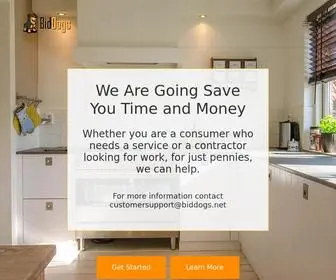 Biddogs.net(Consumer Driven Contractor Bidding Solution) Screenshot