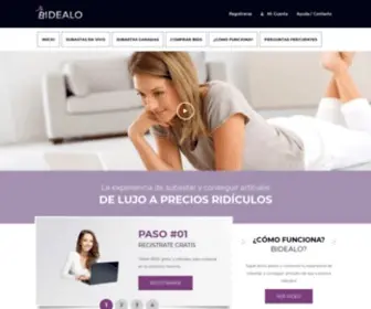 Bidealo.com(Bidealo) Screenshot