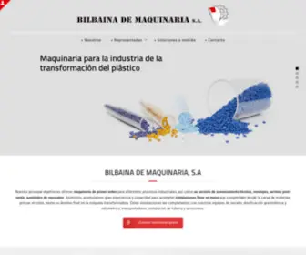 Bidema.com(Bilbaina de Maquinaria S.A) Screenshot