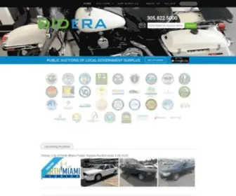 Bidera.com(BIDERA Government Auctions) Screenshot