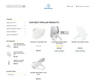 Bidet-Toilet-Seat.com(Bidet Toilet Seats For Sale) Screenshot