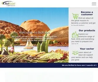 Bidfood.co.uk(Foodservice, Food Wholesalers, Suppliers and Distributors) Screenshot