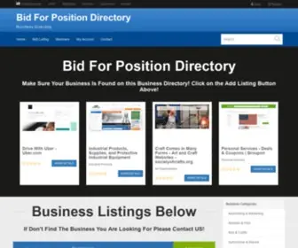 Bidforpositiondirs.com(Bid For Position Directory) Screenshot