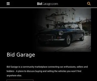 Bidgarage.com(Bid Garage) Screenshot