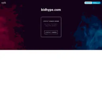Bidhype.com(Contact with domain owner) Screenshot