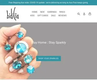 Bidiliia.com(Elegant unique earrings) Screenshot