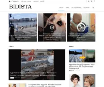 Bidista.com(A fenséges házias receptek mellett sok érdekes tippel) Screenshot