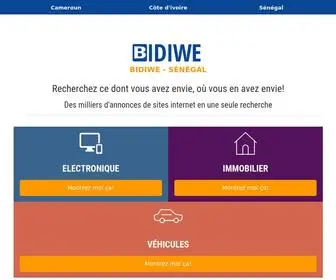 Bidiwe.sn(Sénégal) Screenshot
