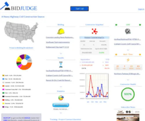 Bidjudge.com(Home) Screenshot