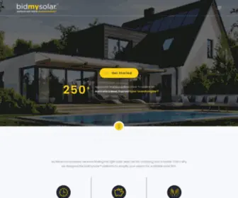 Bidmysolar.com.au(Find The Best Solar Deal in Australia) Screenshot