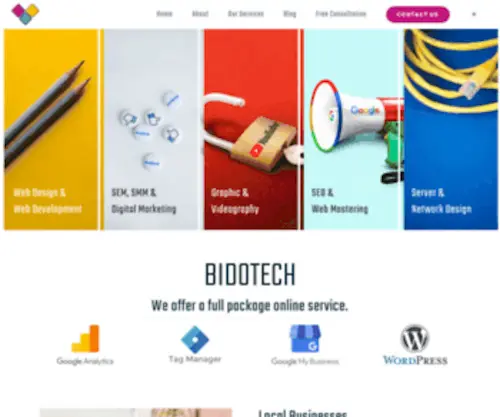 Bidotech.com(BidoTech Group) Screenshot