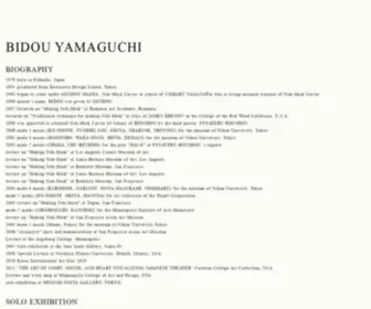 Bidou-Yamaguchi.com(BIDOU Official Site　) Screenshot