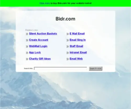 Bidr.com(The Leading Birds Site on the Net) Screenshot