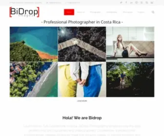 Bidrop.com(Bidrop Photography and video in Costa Rica) Screenshot