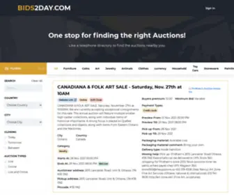 Bids2Day.com(Bids2Day) Screenshot