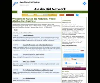 Bidsalaska.com(Bids in Alaska) Screenshot