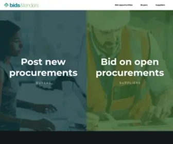 Bidsandtenders.ca(Get to know the eProcurement platform) Screenshot