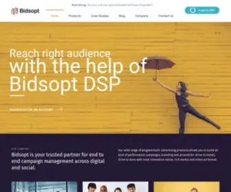 Bidsopt.com(Programmatic Buying and Media Solutions) Screenshot