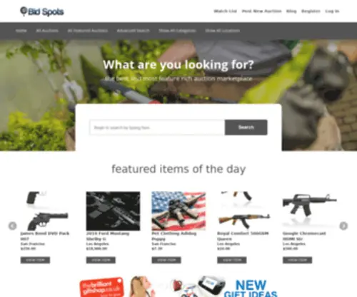 Bidspots.com(Bid Spots) Screenshot
