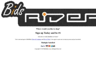 Bidsrider.com Screenshot