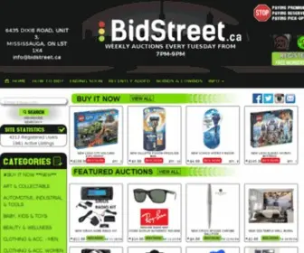 Bidstreet.ca(Online Auction & Liquidation Store) Screenshot