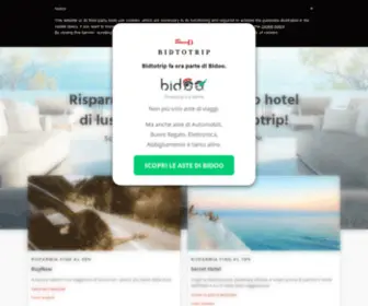 Bidtotrip.com(Aste per hotel di lusso) Screenshot