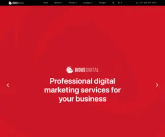 Bidusdigital.com(Professional digital marketing services for your business) Screenshot